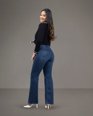 JEANS MUJER FLARE SUPER HIGH RISE