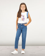MOM JEANS NIÑA