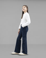 JEANS NIÑA BOOT CUT MEDIUM RISE