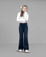 JEANS NIÑA BOOT CUT MEDIUM RISE