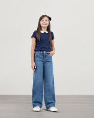 JEANS JUVENIL NIÑA WIDE LEG