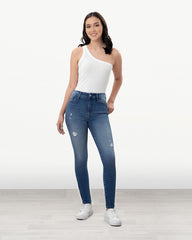 JEANS TIRO ALTO SKINNY