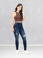 JEANS TIRO ALTO SKINNY