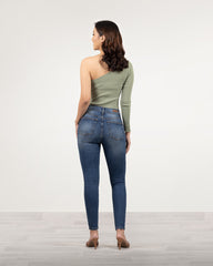 JEANS TIRO ALTO SKINNY