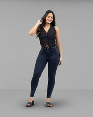 JEANS TIRO ALTO SKINNY