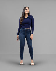 JEANS TIRO ALTO SKINNY