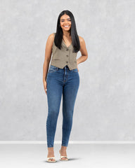 JEANS TIRO ALTO SKINNY