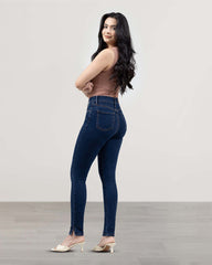 JEANS SKINNY TIRO ALTO