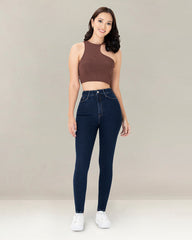 JEAN TIRO SUPER ALTO SKINNY
