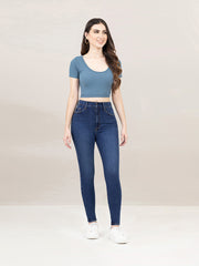 JEAN TIRO SUPER ALTO SKINNY