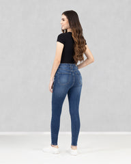 JEANS TIRO SUPER ALTO SKINNY
