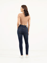 JEANS TIRO SUPER ALTO SKINNY