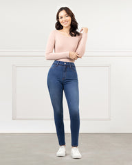 JEANS TIRO SUPER ALTO SKINNY