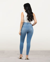 JEAN TIRO SUPER ALTO SKINNY