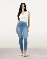 JEAN TIRO SUPER ALTO SKINNY