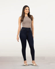 JEANS TIRO SUPER ALTO SKINNY