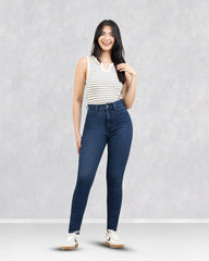 JEANS TIRO SUPER ALTO SKINNY