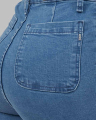 JEANS TIRO SUPER ALTO SKINNY