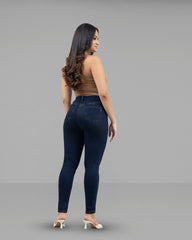 JEANS TIRO SUPER ALTO SKINNY