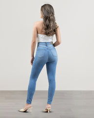 JEANS SKINNY TIRO SUPER ALTO