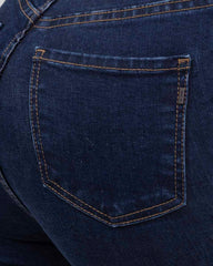 JEANS SKINNY TIRO SUPER ALTO