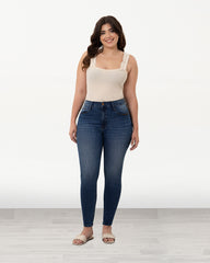 JEANS PLUS SIZE SKINNY HIGH RISE