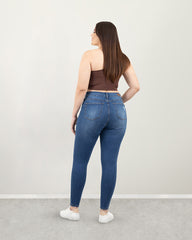 JEANS PLUS SIZE SKINNY HIGH RISE