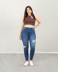 JEANS PLUS SIZE SKINNY HIGH RISE