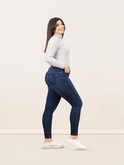 JEANS PLUS SIZE SKINNY HIGH RISE