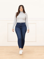 JEANS PLUS SIZE SKINNY HIGH RISE