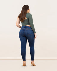 JEANS MUJER PLUS SKINNY HIGH RISE