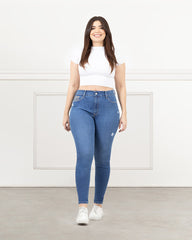 JEANS PLUS SIZE SKINNY HIGH RISE