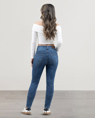 JEAN PLUS SIZE SKINNY TIRO ALTO