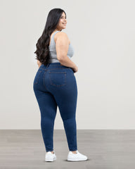 JEAN PLUS SIZE SKINNY TIRO ALTO