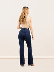 JEANS MUJER BOOT CUT SUPER HIGH RISE