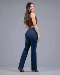 JEANS MUJER BOOT CUT SUPER HIGH RISE