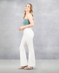 JEANS MUJER BOOT CUT SUPER HIGH RISE