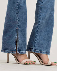 JEANS MUJER BOOT CUT SUPER HIGH RISE