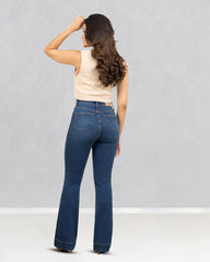 JEANS MUJER BOOT CUT SUPER HIGH RISE