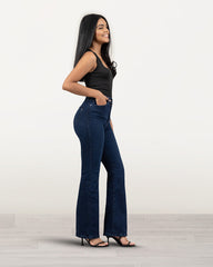 JEANS MUJER BOOT CUT SUPER HIGH RISE