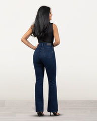 JEANS MUJER BOOT CUT SUPER HIGH RISE