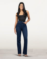 JEANS MUJER BOOT CUT SUPER HIGH RISE