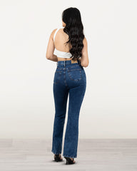 JEANS MUJER BOOT CUT SUPER HIGH RISE