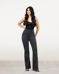 JEANS MUJER BOOT CUT SUPER HIGH RISE