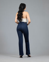 JEANS MUJER BOOT CUT SUPER HIGH RISE
