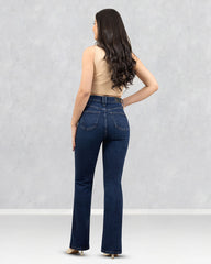 JEANS MUJER BOOT CUT SUPER HIGH RISE