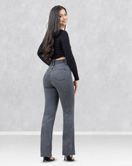 JEANS MUJER BOOT CUT SUPER HIGH RISE