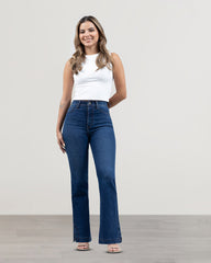 JEANS MUJER BOOTCUT TIRO SUPER ALTO