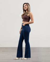 JEANS MUJER BOOTCUT TIRO SUPER ALTO