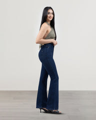 JEANS MUJER BOOTCUT TIRO SUPER ALTO